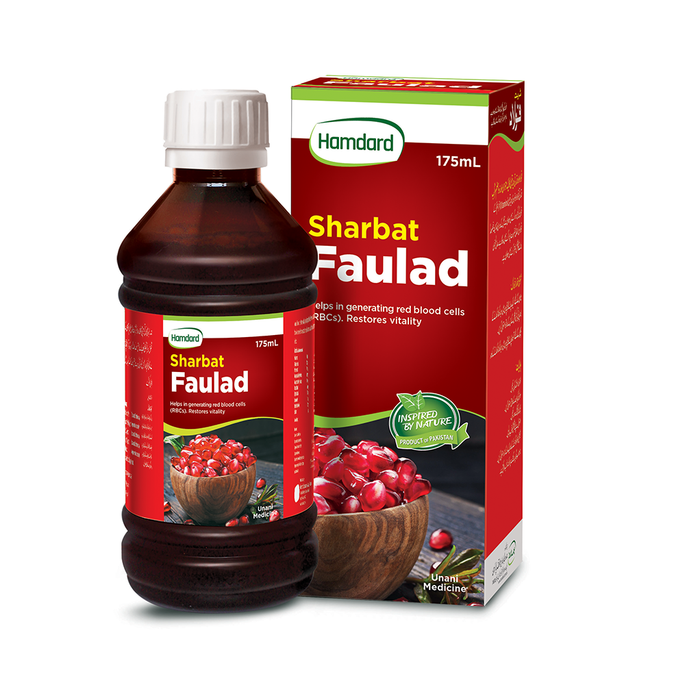 Hamdard -Sharbat-e-Faulad - 175ml - Hibalife